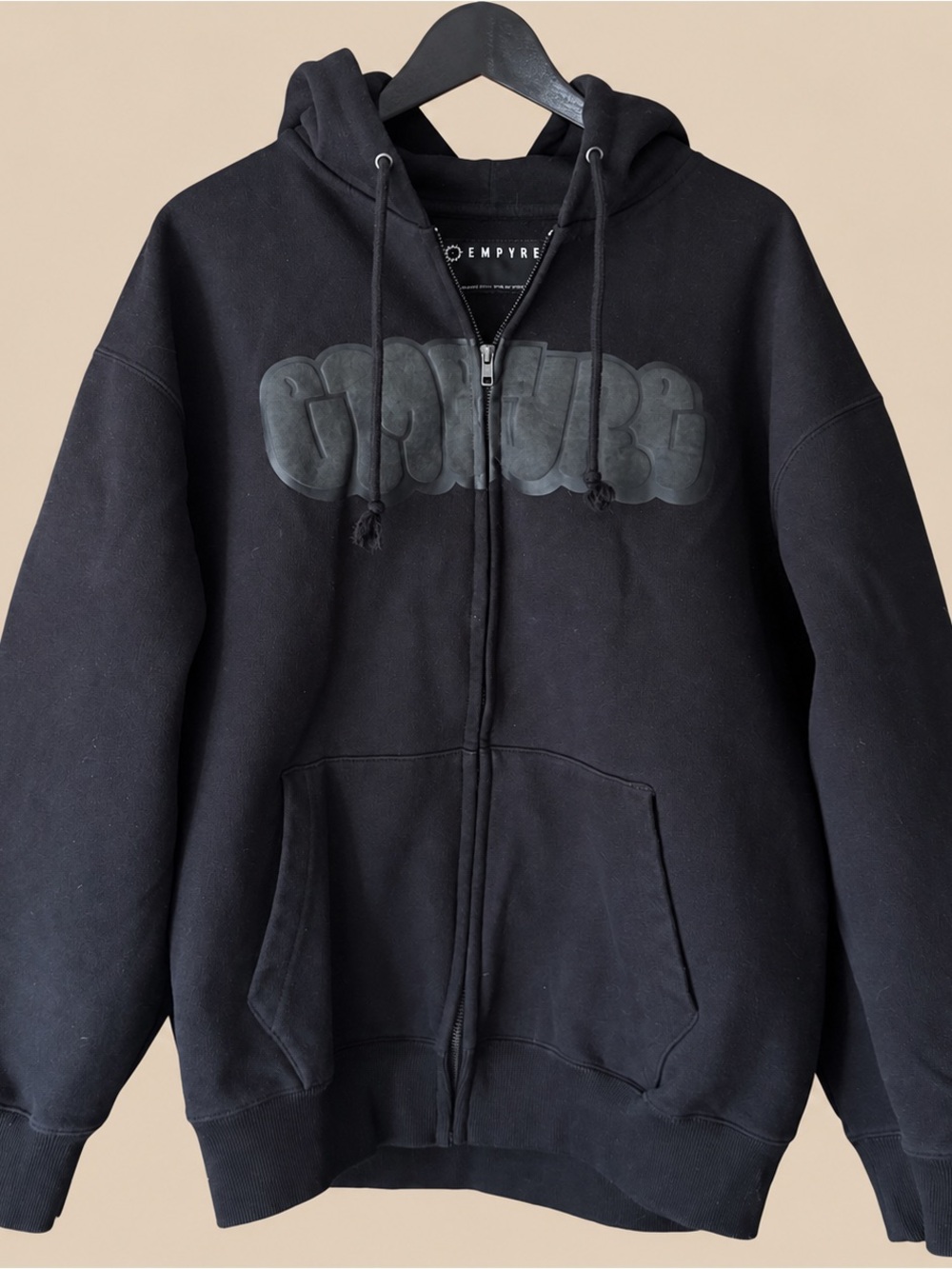 Streetwear GoblinCore Empyre Thick Zip Front Hoodie XL